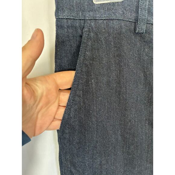 QL2 Quelledue Perkins Boot Cut Jeans Women's EU42 US6 Dark Wash Original $540 - Picture 3 of 10